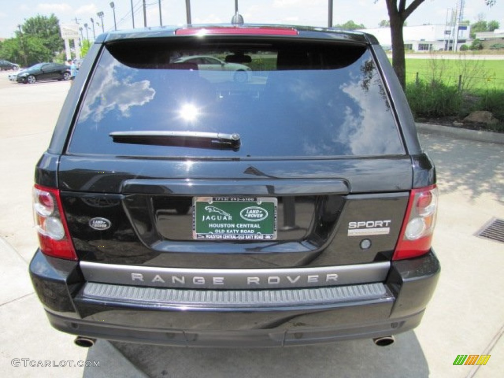 2006 Range Rover Sport Supercharged - Java Black Pearlescent / Ebony Black photo #9