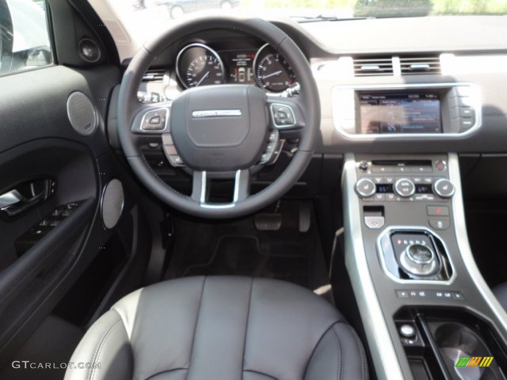 2012 Land Rover Range Rover Evoque Pure Ebony Dashboard Photo #65358309