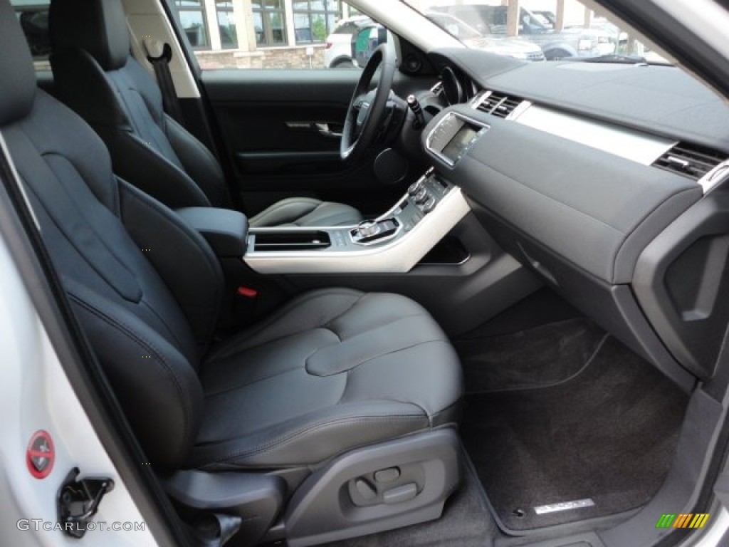 Ebony Interior 2012 Land Rover Range Rover Evoque Pure Photo #65358345