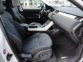 Ebony 2012 Land Rover Range Rover Evoque Pure Interior Color