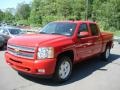 2012 Victory Red Chevrolet Silverado 1500 LT Crew Cab 4x4  photo #4