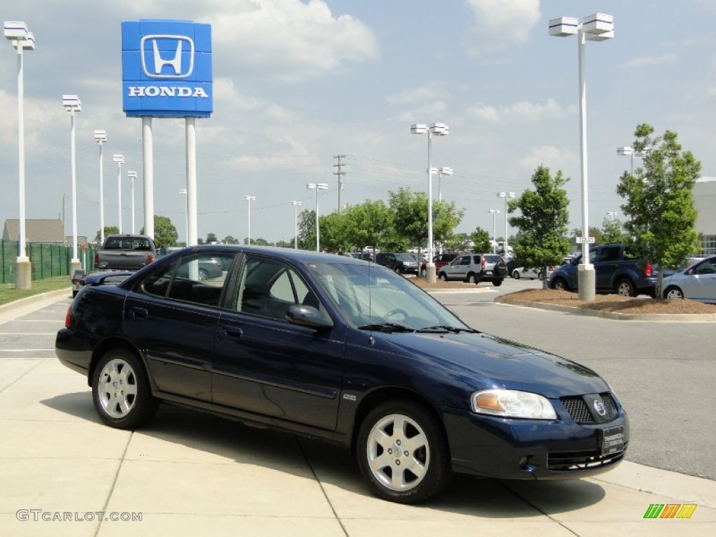 2005 Sentra 1.8 S Special Edition - Blue Dusk / Charcoal photo #3