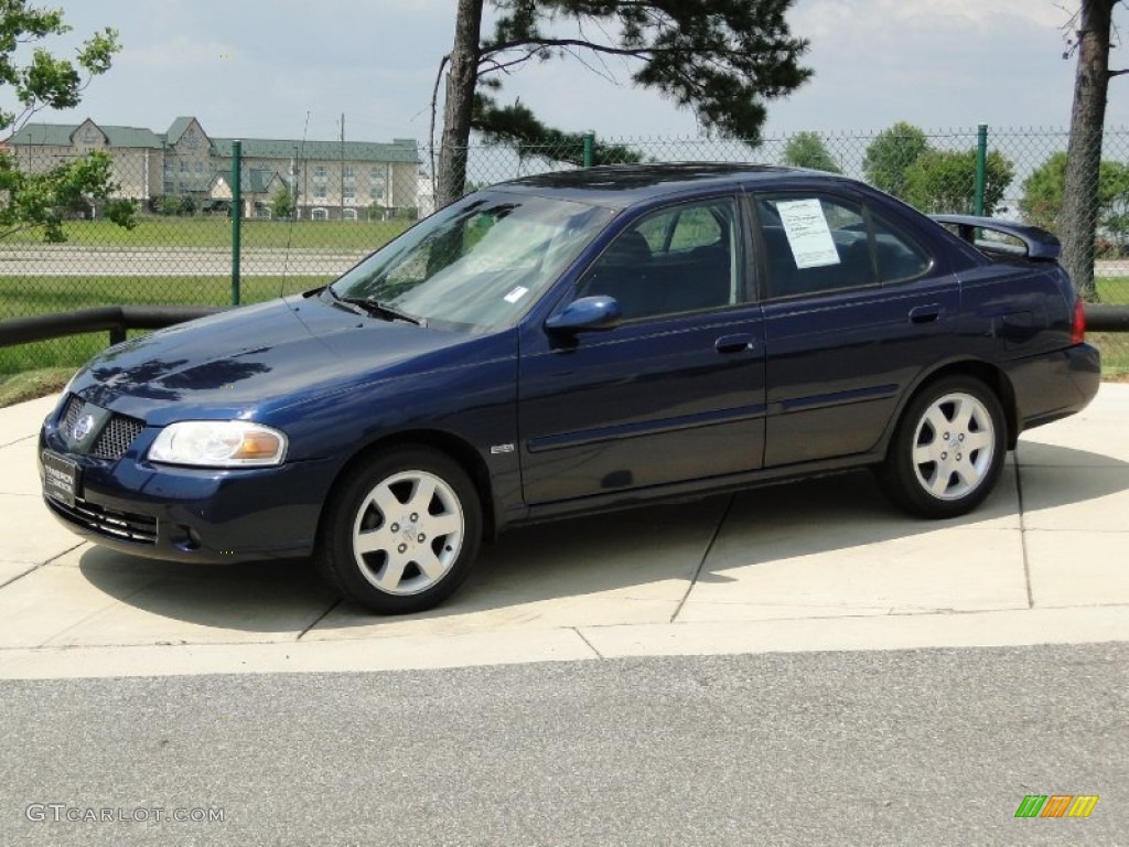 2005 Sentra 1.8 S Special Edition - Blue Dusk / Charcoal photo #9