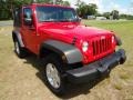 2011 Flame Red Jeep Wrangler Sport 4x4  photo #10