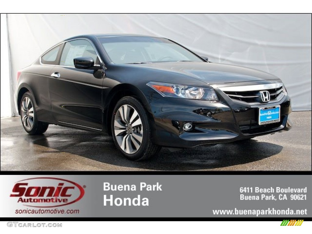 2012 Accord LX-S Coupe - Polished Metal Metallic / Black photo #1