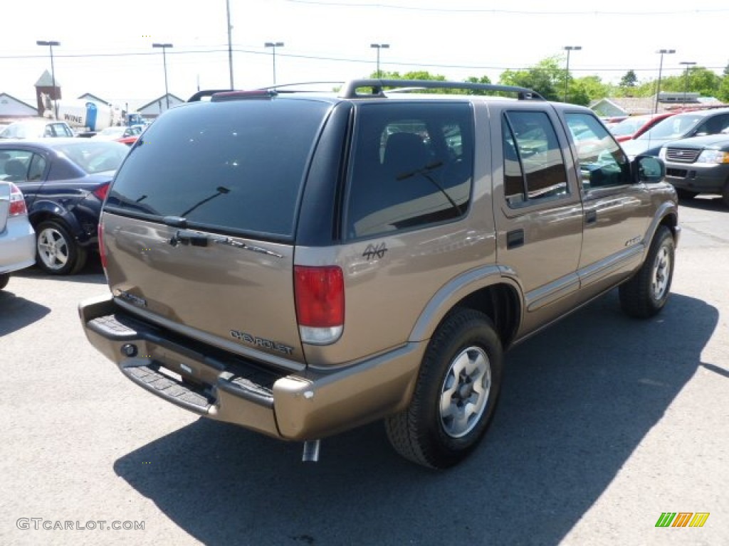 2002 Blazer LS 4x4 - Sandalwood Metallic / Graphite photo #7