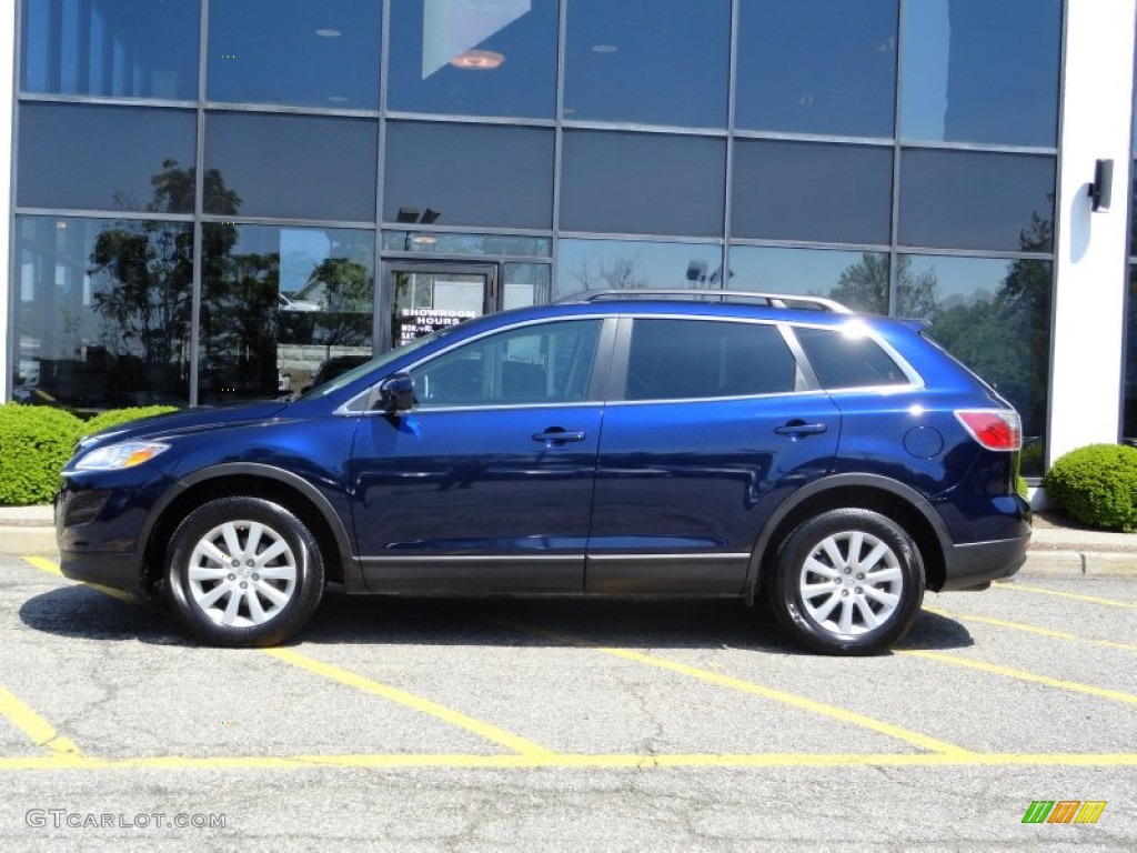 2010 CX-9 Sport AWD - Stormy Blue Mica / Black photo #4