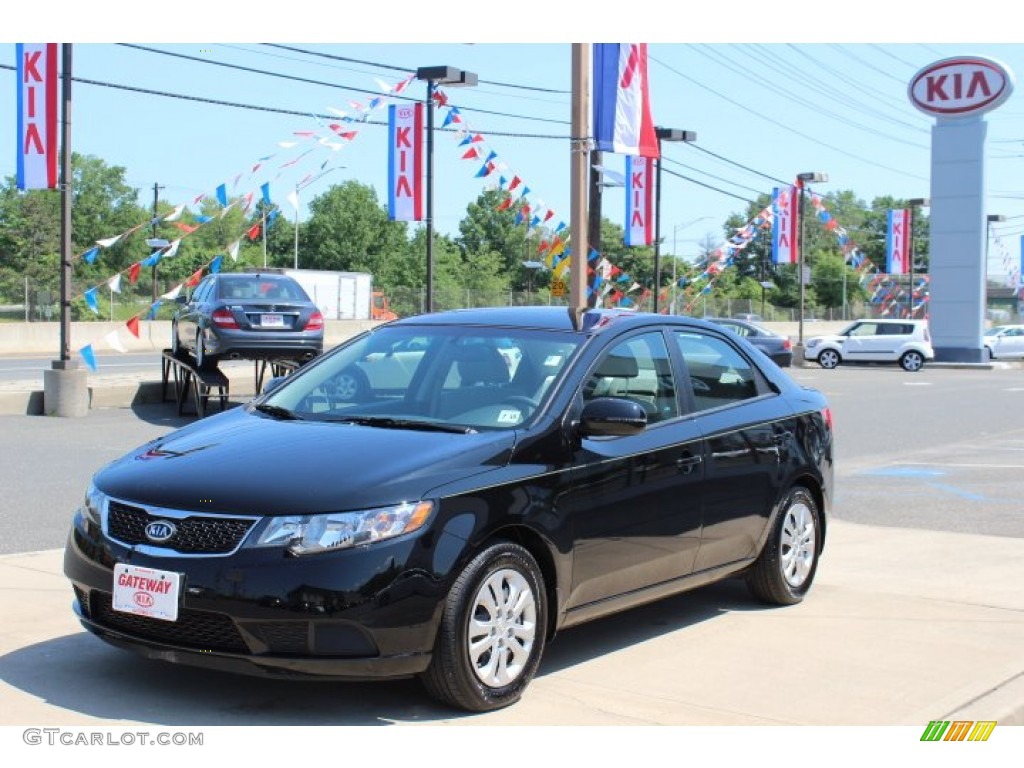 2011 Forte EX - Ebony Black / Stone photo #1