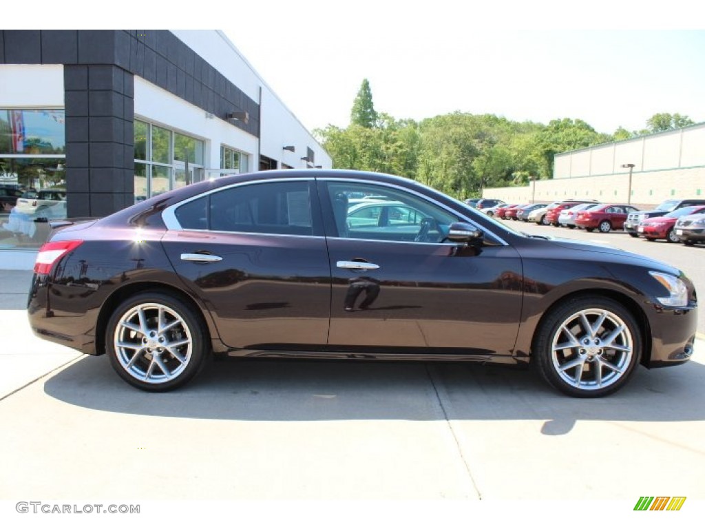 Crimson Black 2010 Nissan Maxima 3.5 SV Exterior Photo #65366053