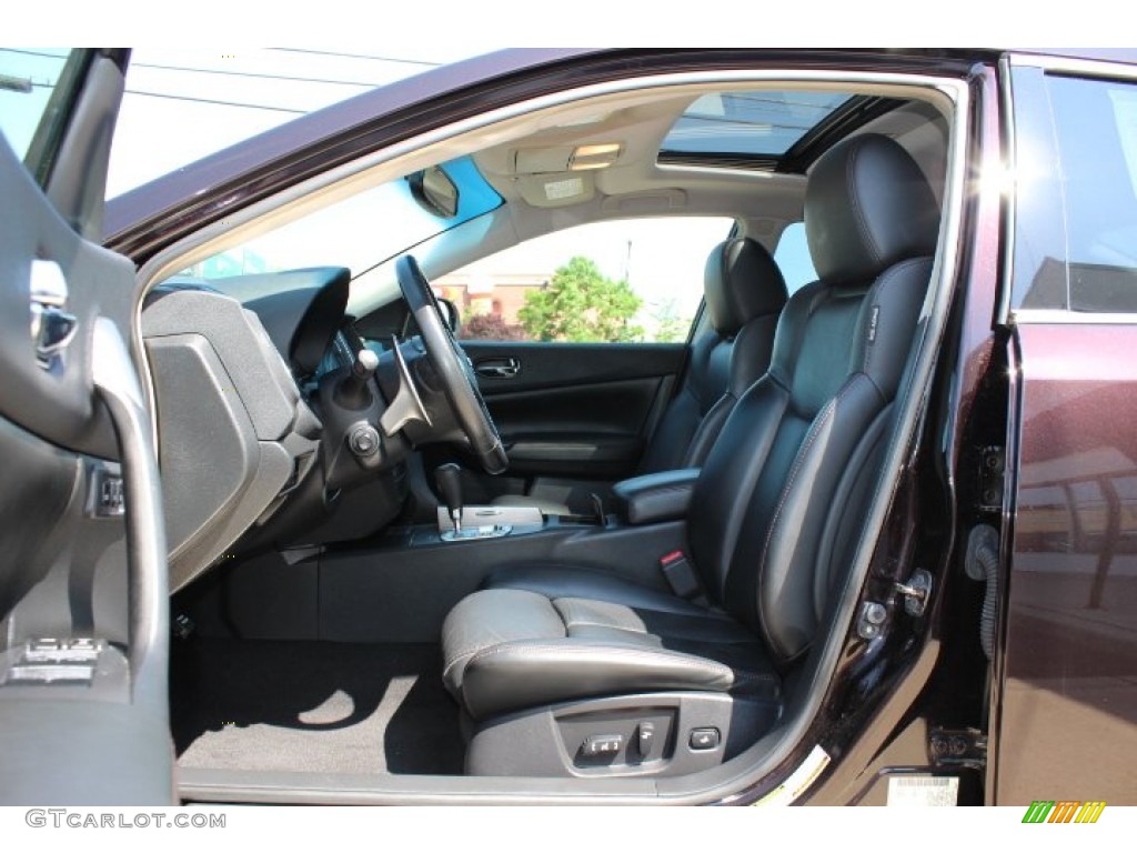 2010 Maxima 3.5 SV - Crimson Black / Charcoal photo #10