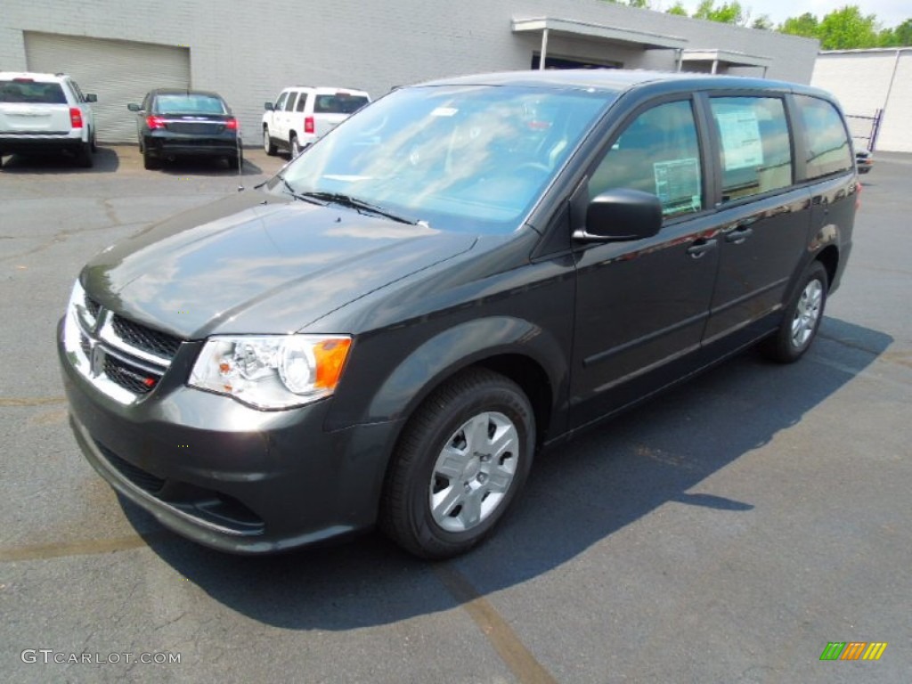 2012 Grand Caravan SE - Dark Charcoal Pearl / Black/Light Graystone photo #2