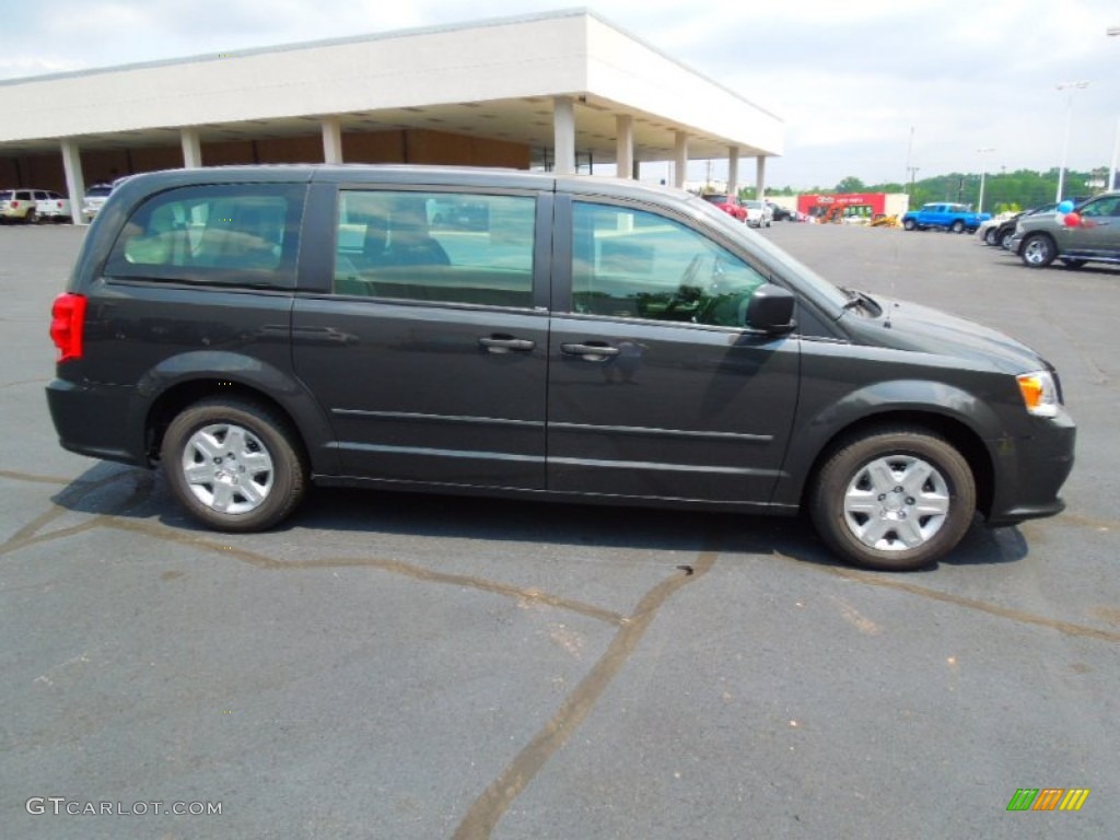 2012 Grand Caravan SE - Dark Charcoal Pearl / Black/Light Graystone photo #4