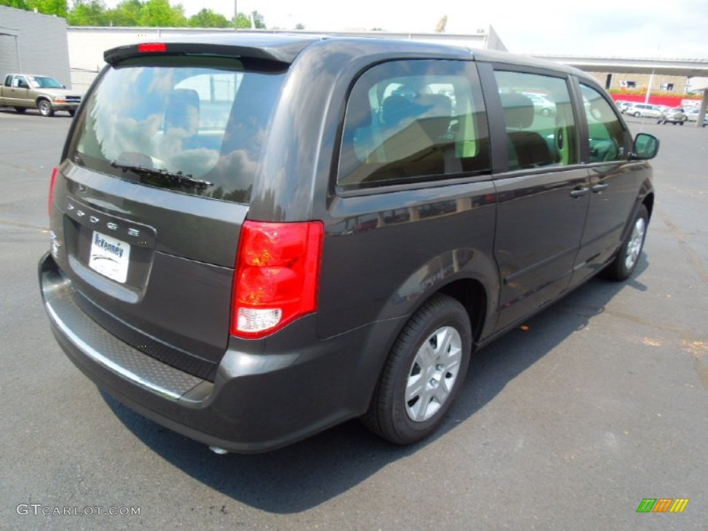 2012 Grand Caravan SE - Dark Charcoal Pearl / Black/Light Graystone photo #6