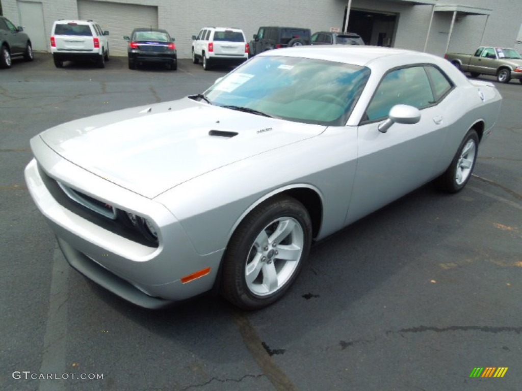 2012 Challenger R/T - Bright Silver Metallic / Dark Slate Gray photo #2