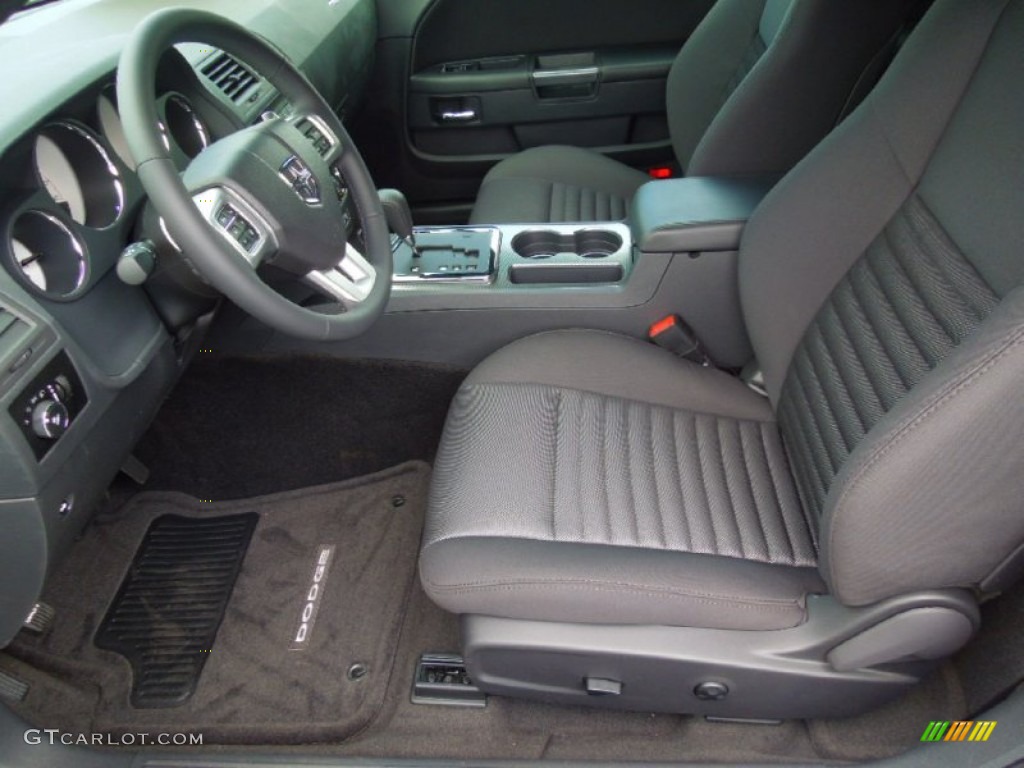 2012 Challenger R/T - Bright Silver Metallic / Dark Slate Gray photo #8