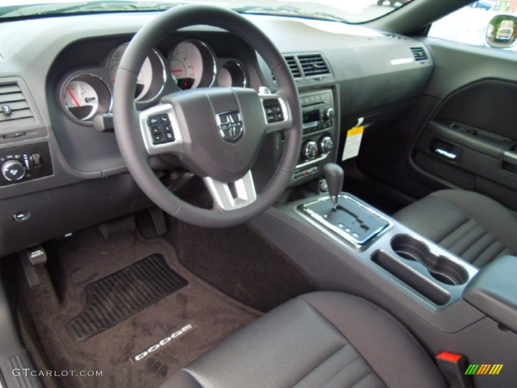 2012 Challenger R/T - Bright Silver Metallic / Dark Slate Gray photo #24