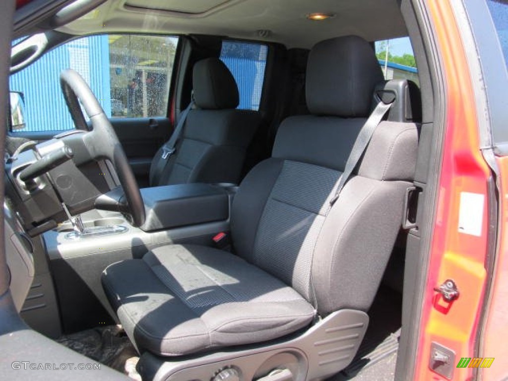 2005 F150 XLT SuperCab 4x4 - Bright Red / Black photo #8