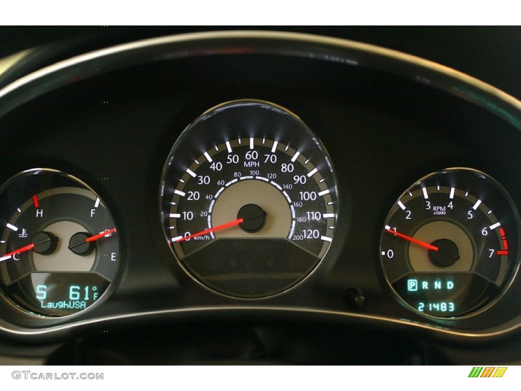 2011 Chrysler 200 Touring Convertible Gauges Photos