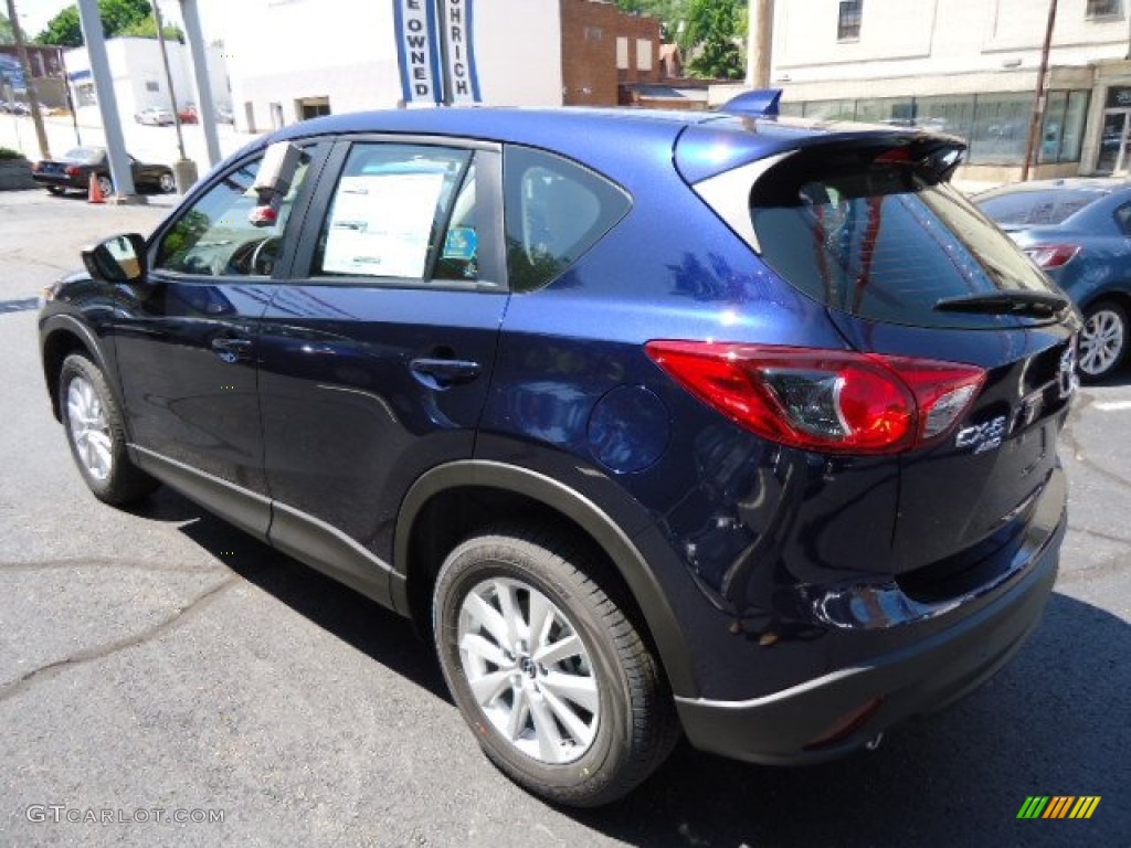 2013 CX-5 Sport AWD - Stormy Blue Mica / Sand photo #3