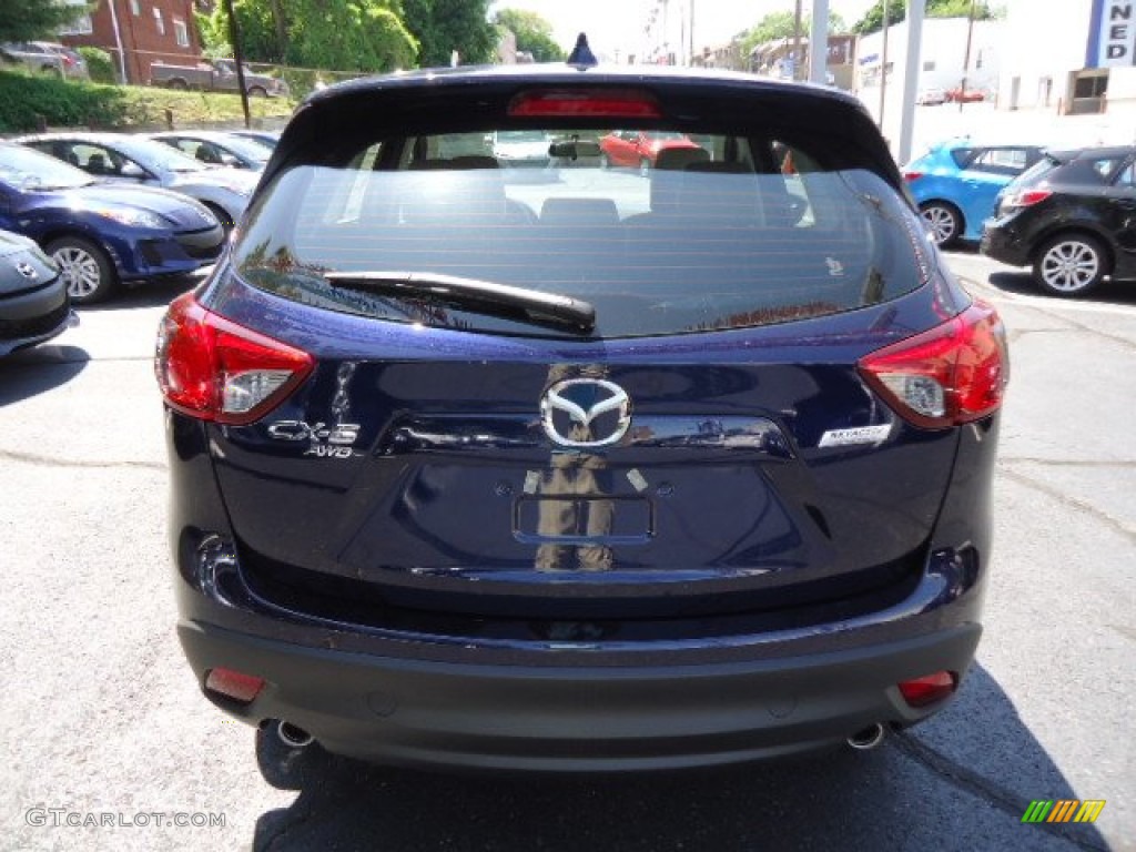 2013 CX-5 Sport AWD - Stormy Blue Mica / Sand photo #4