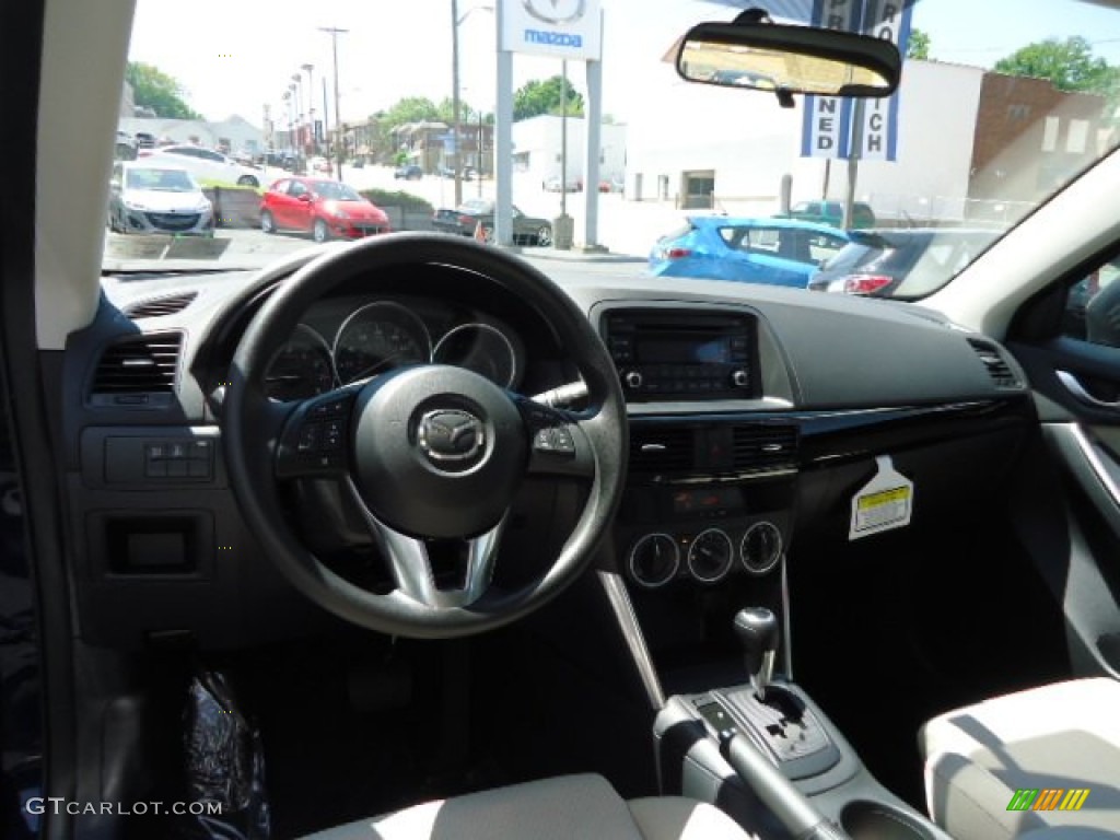 2013 CX-5 Sport AWD - Stormy Blue Mica / Sand photo #12