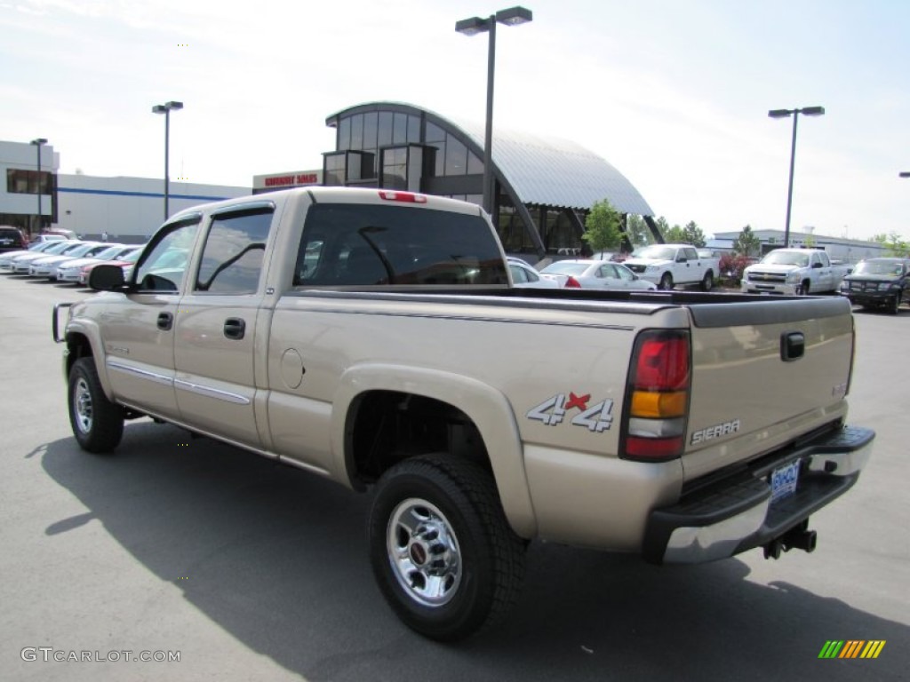 2005 Sierra 2500HD SLE Crew Cab 4x4 - Sand Beige Metallic / Neutral photo #5