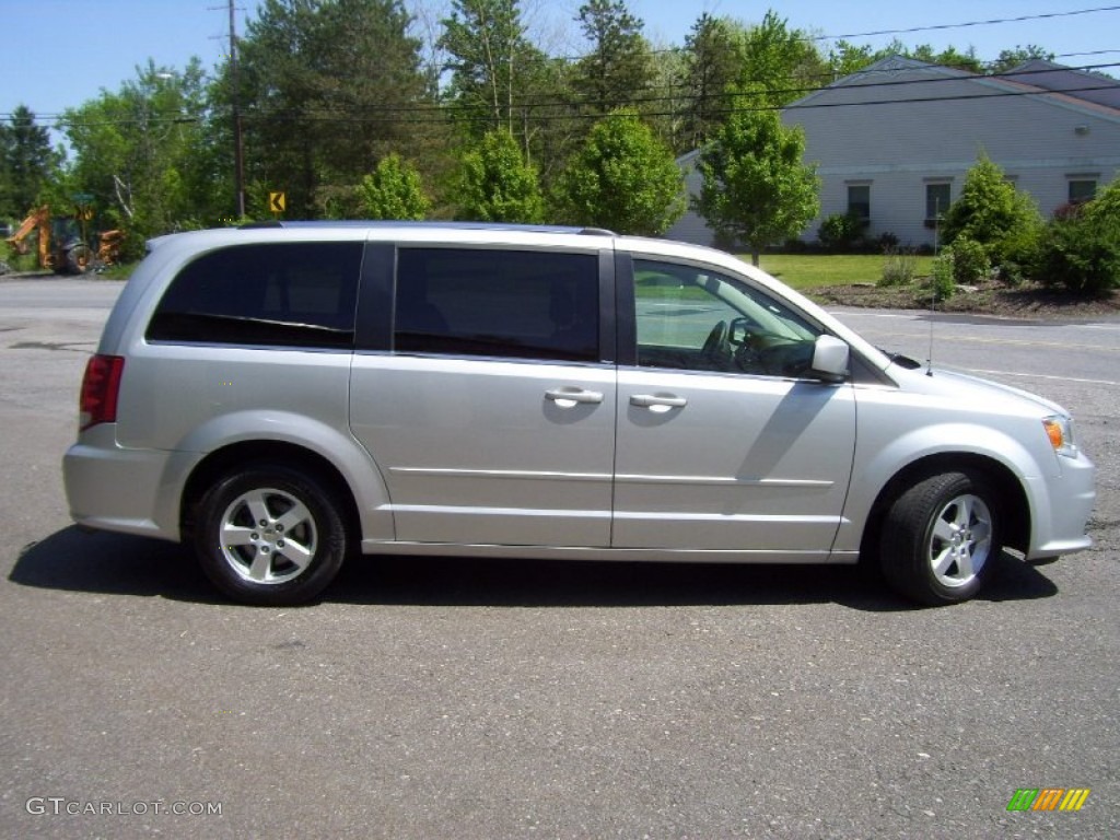 2011 Grand Caravan Crew - Bright Silver Metallic / Black/Light Graystone photo #4