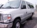 2010 Ingot Silver Metallic Ford E Series Van E350 XLT Passenger Extended  photo #1