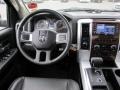 2011 Brilliant Black Crystal Pearl Dodge Ram 1500 Laramie Crew Cab 4x4  photo #7