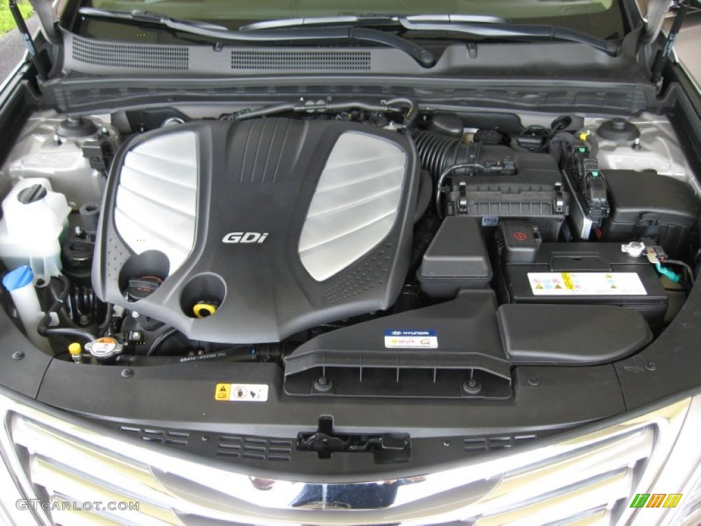 2012 Hyundai Azera Standard Azera Model 3.3 Liter GDI DOHC 24-Valve Dual-CVVT V6 Engine Photo #65375628