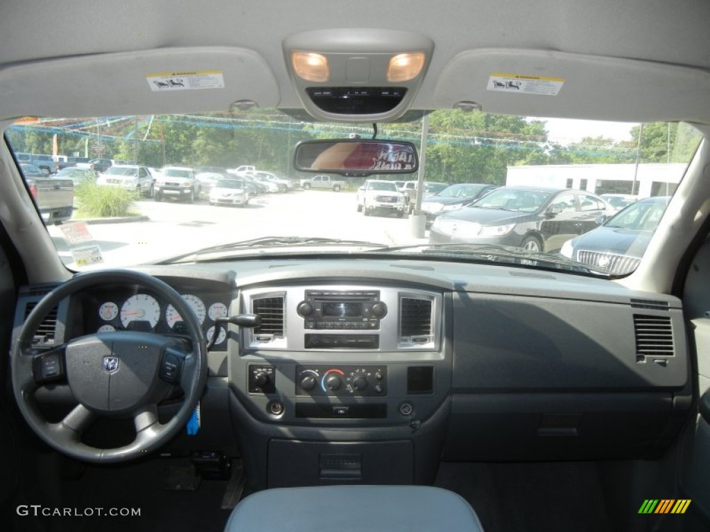 2008 Ram 1500 SLT Quad Cab 4x4 - Bright Silver Metallic / Medium Slate Gray photo #9