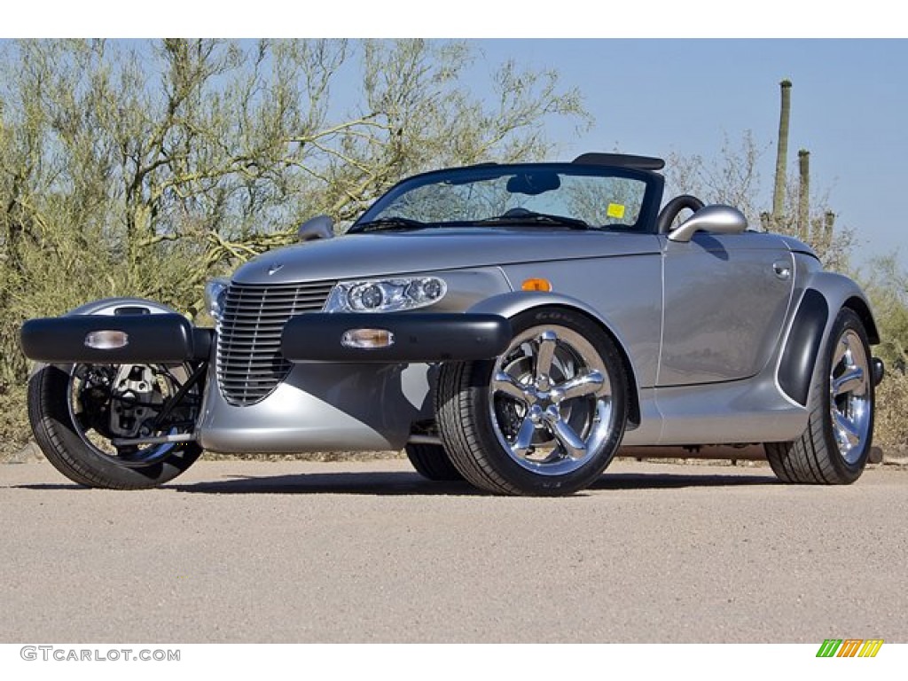 Prowler Silver Metallic 2001 Plymouth Prowler Roadster Exterior Photo #65376302