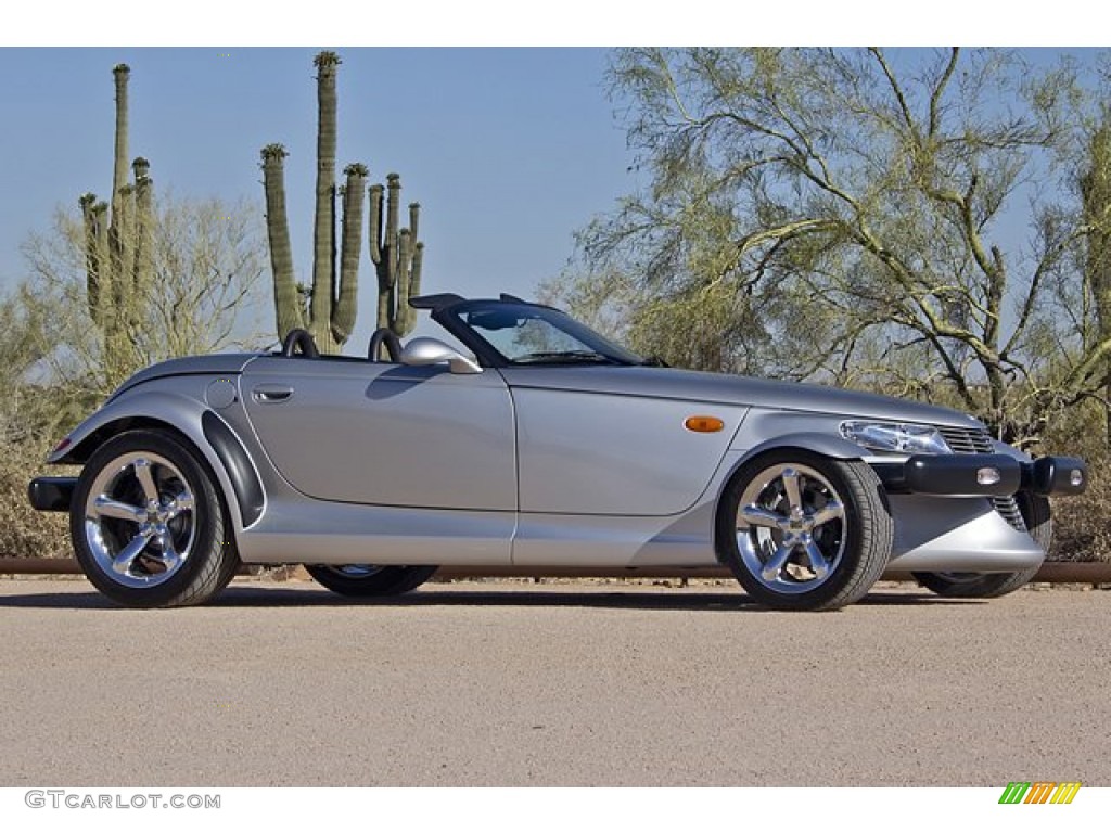 Prowler Silver Metallic 2001 Plymouth Prowler Roadster Exterior Photo #65376336