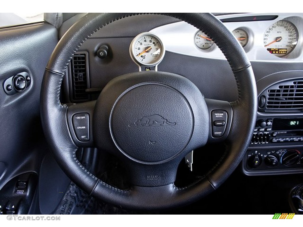 2001 Plymouth Prowler Roadster Agate Steering Wheel Photo #65376471