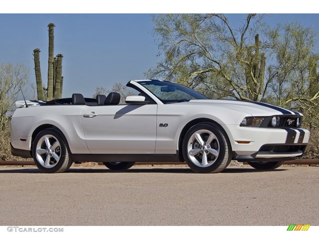 Performance White 2011 Ford Mustang GT Convertible Exterior Photo #65376561