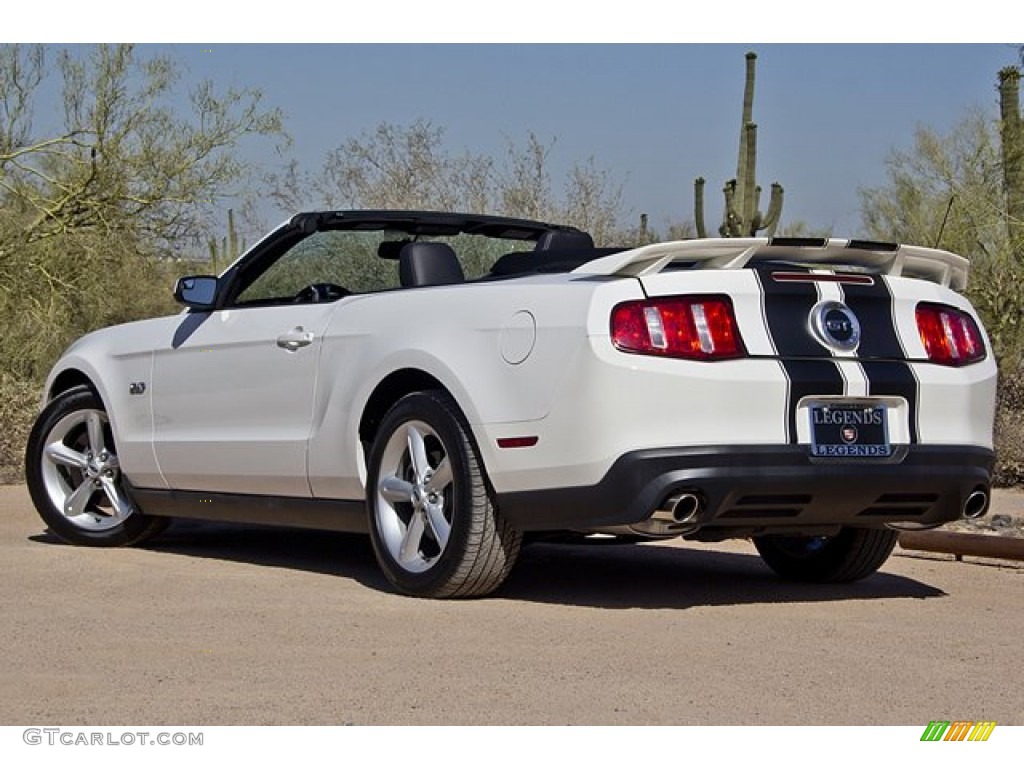 2011 Mustang GT Convertible - Performance White / Charcoal Black photo #11
