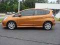 2011 Orange Revolution Metallic Honda Fit Sport  photo #6