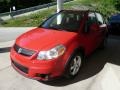 2008 Vivid Red Suzuki SX4 Crossover  photo #5