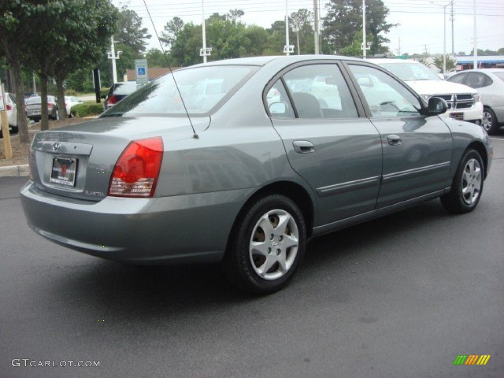 2006 Elantra GLS Sedan - Spruce Green / Gray photo #3