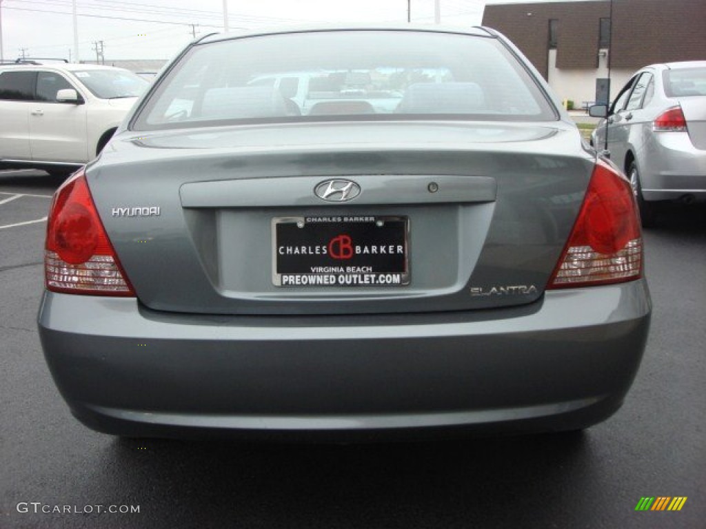 2006 Elantra GLS Sedan - Spruce Green / Gray photo #4