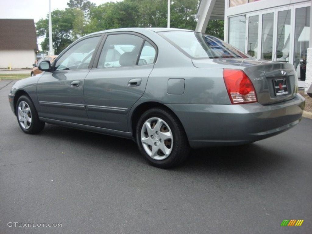 2006 Elantra GLS Sedan - Spruce Green / Gray photo #5