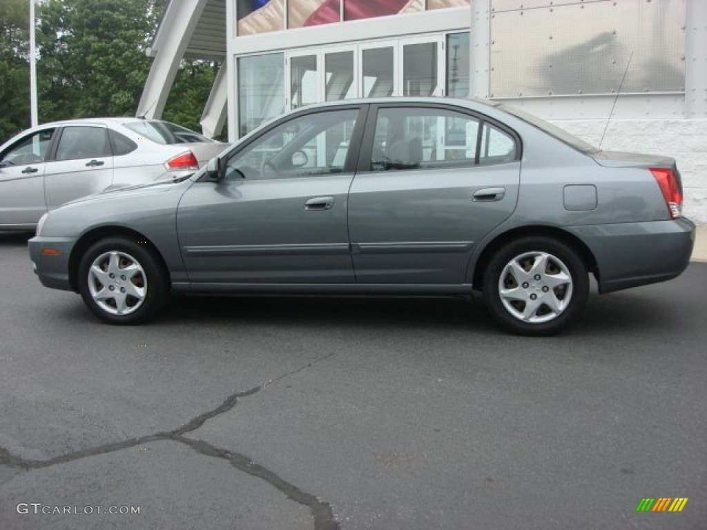 2006 Elantra GLS Sedan - Spruce Green / Gray photo #6