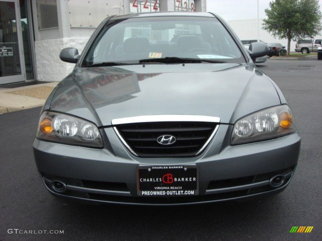 2006 Elantra GLS Sedan - Spruce Green / Gray photo #8