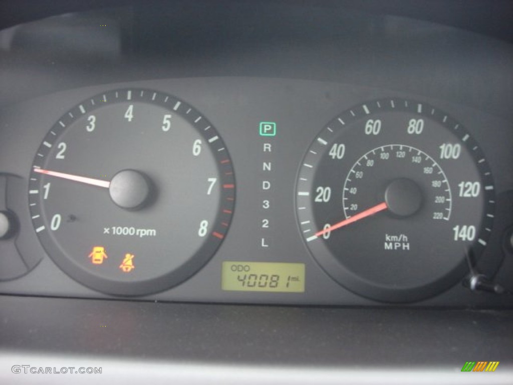 2006 Elantra GLS Sedan - Spruce Green / Gray photo #14