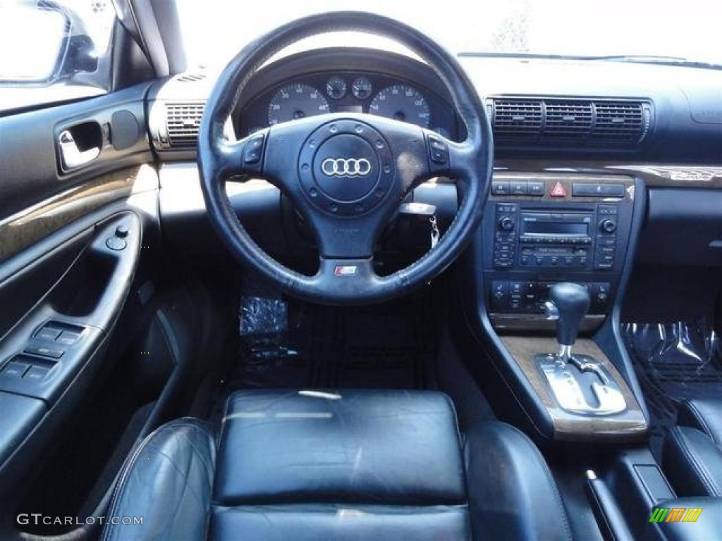 2002 Audi S4 2.7T quattro Sedan Onyx Dashboard Photo #65378490