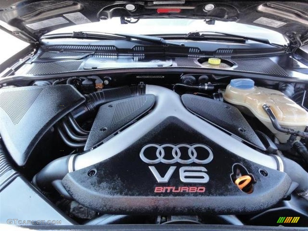2002 Audi S4 2.7T quattro Sedan 2.7 Liter Twin-Turbocharged DOHC 30-Valve V6 Engine Photo #65378502
