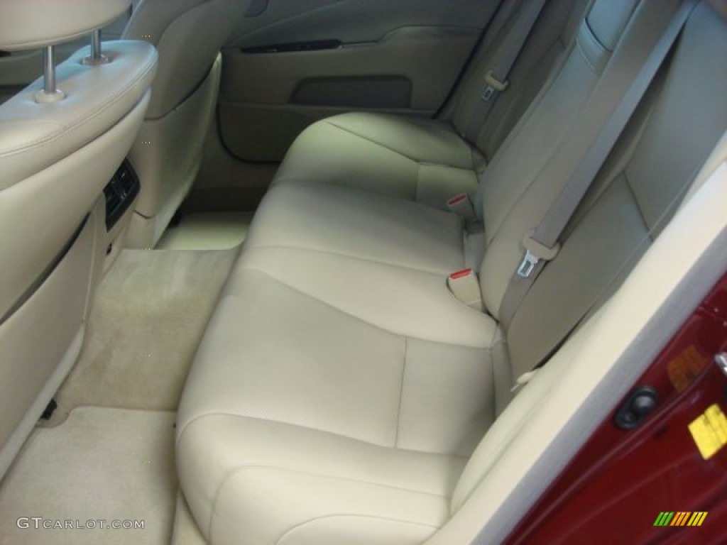 2008 LS 460 - Noble Spinel Red Mica / Cashmere photo #8