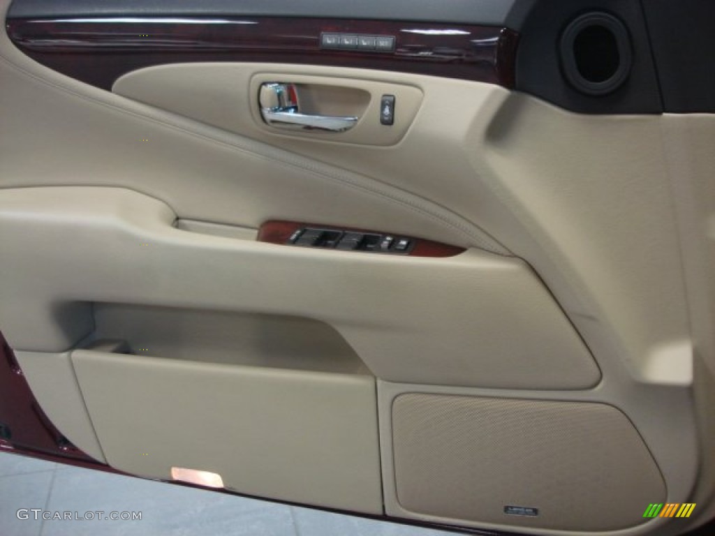 2008 LS 460 - Noble Spinel Red Mica / Cashmere photo #12