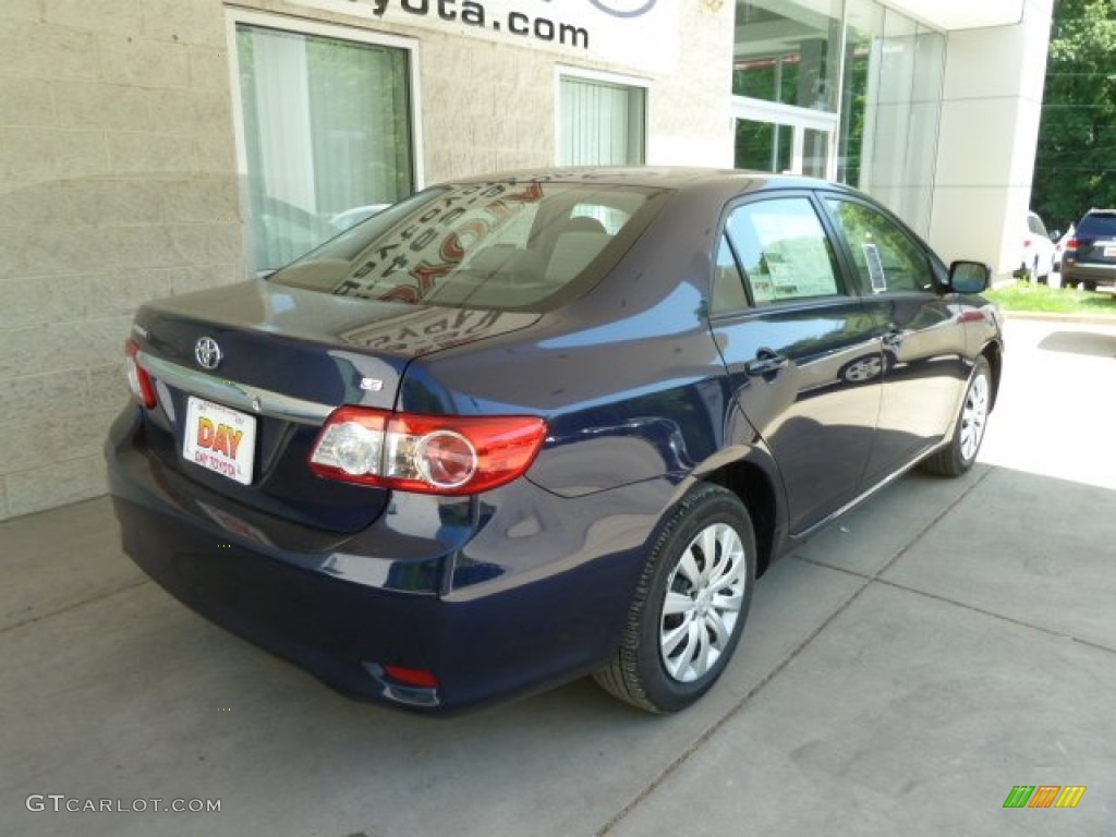 2012 Corolla LE - Nautical Blue Metallic / Bisque photo #2