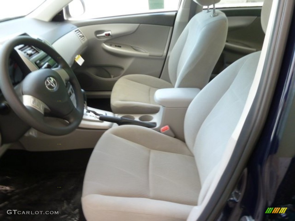 2012 Corolla LE - Nautical Blue Metallic / Bisque photo #8